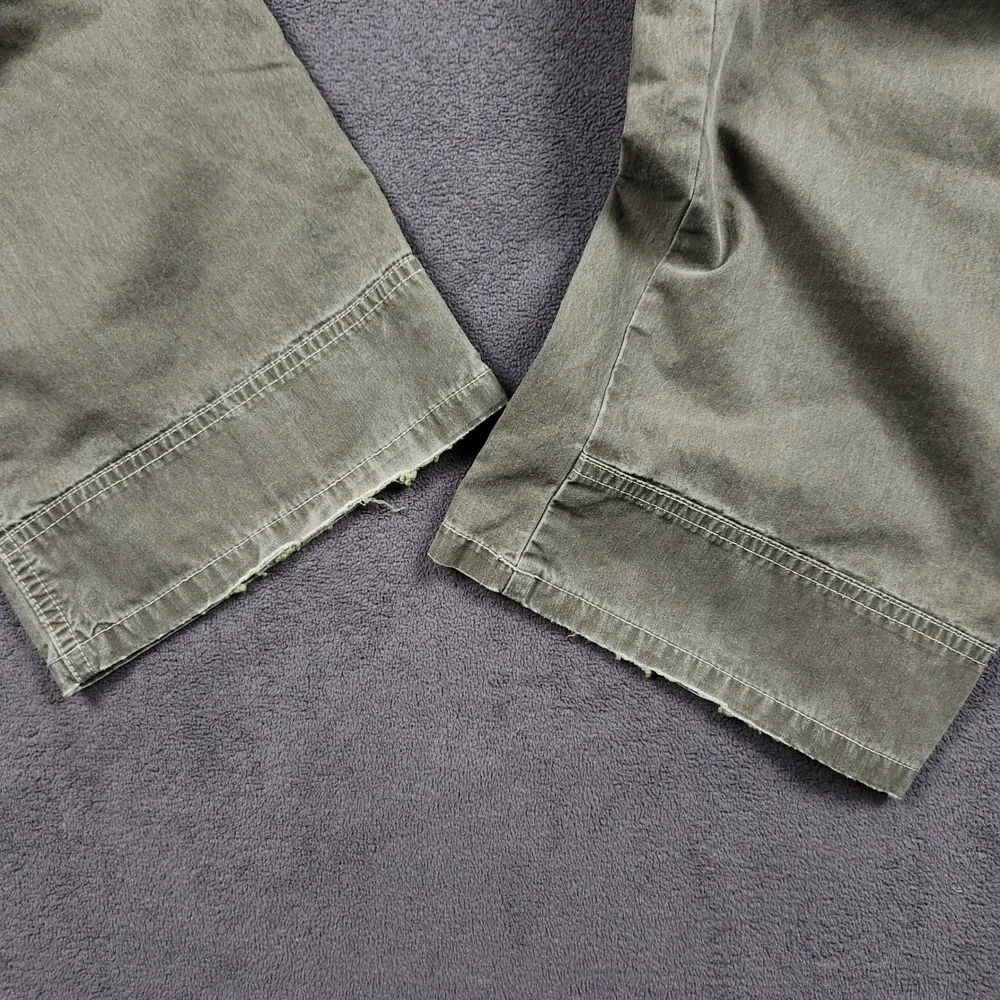 Kuhl Revolvr Pants Mens 32x34 Khaki Green Utility Cargo Stretch Hiking Workwear